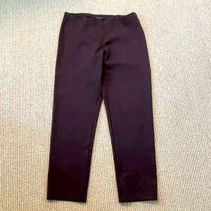Eileen Fisher size M brown pull on ankle slacks